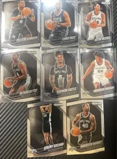 【955】Spurs 8枚　まとめ売りセット　 PRIZM BLACK