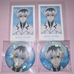 東京喰種 HEROS バッジ 3個セット 金木研 佐々木琲世 東京喰種 HEROS バッジ 3個セット 金木研 佐々木琲世 東京喰種 限定