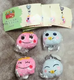 ガチャ　ざわざわ森のがんこちゃん　ぬいぐるみスマホチャーム　全4種　フルコンプ