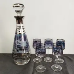 ボヘミアングラス　デキャンタ　珍品　特大　切り子　ヴィンテージ ボヘミアングラス デキャンタ 珍品 特大 切り子 ヴィンテージ