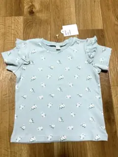 【新品未使用】apres les cours 花柄フリル Tシャツ 100