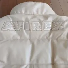 AVIREX皮のダウンジャケット　XL　激レア　超希少　一点物　カッコいいですよ