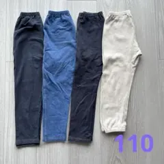 ユニクロ　レギンス　４点まとめ売り　110cm
