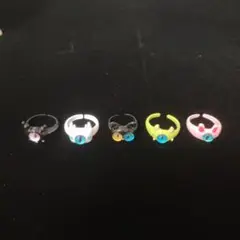 原宿風　リング　5個セット