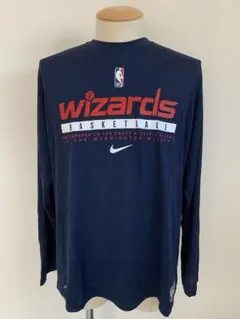【新品未使用】２XL ナイキ　NBA　wizards ロンT 紺