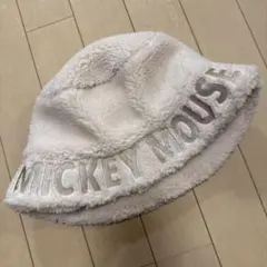ミッキーマウス ボアバケットハット ディズニー