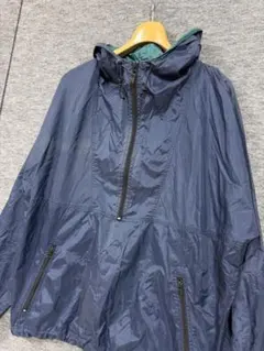 美品☆マウンテンリサーチ ナイロンジャケット 紺 灰色 L トラック