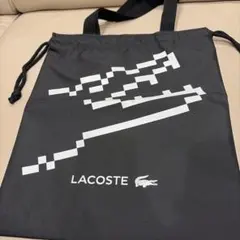 LACOSTE ラコステ ドローストリング バッグ ブラック