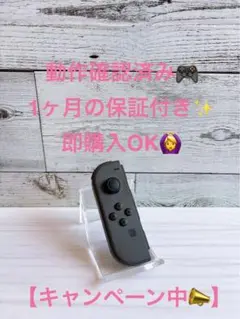 Nintendo switch ジョイコン　グレー　左側　16