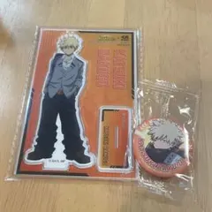 ヒロアカ くら寿司 アクリルスタンド 缶バッジ 爆豪勝己