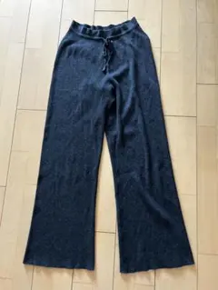 UNIQLO リブニットパンツ　L