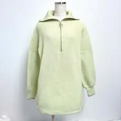 w closet ダブルクローゼット　ハーフZIPプルオーバー　セーター　ニット