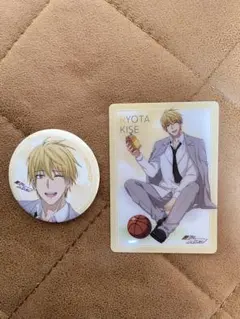 黒子のバスケ　パックジュース　缶バッジ　クリアカード　黄瀬涼太