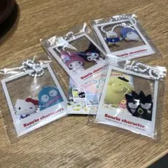 サンリオ　はいっ！ぽーず！キーホルダー　ポムポムプリン＆バットばつ丸　キティ