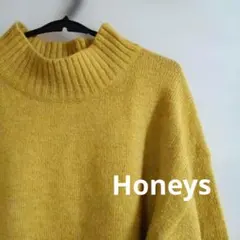 ハニーズ　ニット　イエロー　M