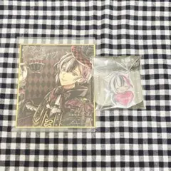 あくねこ　あくねこ展　ベリアン　色紙　アクリルバッジ