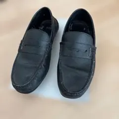 COACH ブラックレザー ローファー