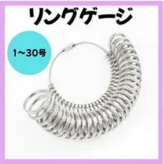 リングゲージ 指輪サイズ 1〜30号 計測 日本規格 シルバー 指輪測定