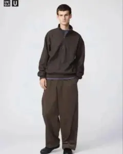 UNIQLO U コーデュロイユーティリティパンツ ブラウン L