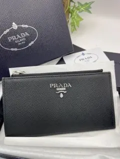 極美品 プラダ サフィアーノ 二つ折り財布 マーメイド 小銭入れ コイン