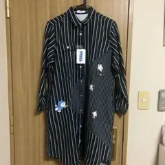 値下げ新品グラニフ　ドラえもん　スモールライトシャツワンピース　フリーサイズ