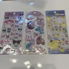サンリオキャラクター シール2枚セット&ウォーターインシール1枚