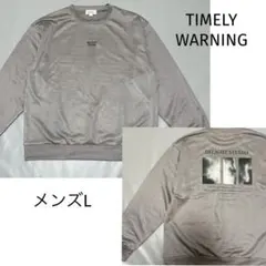TIMELY WARNING トレーナー バックプリント は刺繍 a1951⑦のサムネイル