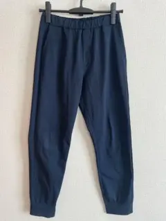 ユニクロ ウルトラストレッチ アクティブジョガーパンツ ネイビー 160cm
