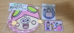はなかっぱ 福 쿠지 B賞ポーチ E賞バッジ+ミニシール