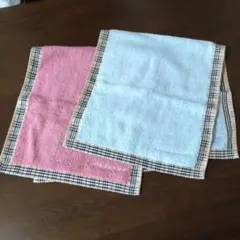 BURBERRY チェック柄 ウォッシュタオル 2枚セット