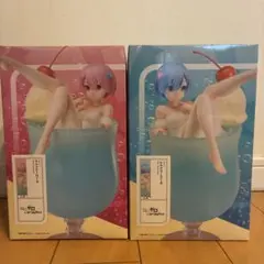 Re:ゼロ レム ラム クリームソーダフィギュア セット