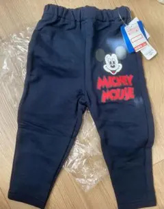 ミッキーマウス パンツ ネイビー