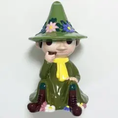 ムーミン スナフキン 貯金箱 陶器製 加藤工芸