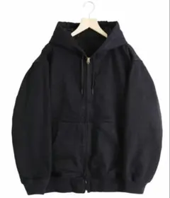 COMOLI 25AW BLACK DENIM ZIP PARKA size1