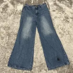 ヴィンテージデザインフレアデニムパンツ