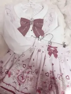 LIZLISA Many Hearts Afternoontea柄セットアップ