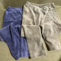 コーデュロイライクレギンス100㎝２点セット