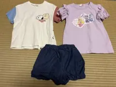 スヌーピー　プリキュア　Tシャツ　半袖　ユニバ　アイドル　ウィンク　短パン