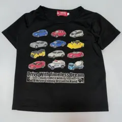 120★トミカ★くるまプリントＴシャツ★黒