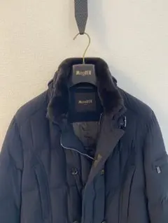 상태좋음 MOORER 무레 MORRIS-KN1 다운 재킷 48 네이비