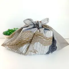 あずま袋◆手拭い◆エコバック◆コンビニバック◆ハンドメイド【龍柄・ベージュ】