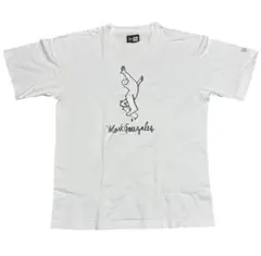 Mark Gonzalesニューエラ　コラボ ホワイトTシャツ　人気　サイズM