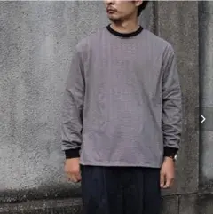 マニュアルアルファベット　ミニボーダー ワイドロングTシャツのサムネイル