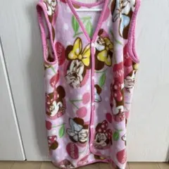 ミニーマウス フリーススリーパー ピンク