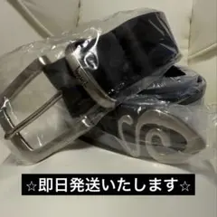 ⭐︎新品未使用⭐︎ stussy ステューシー　バックルロゴ　黒　レザーベルト