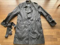 Aquascutum濃紺トレンチコート キルティング裏地付き