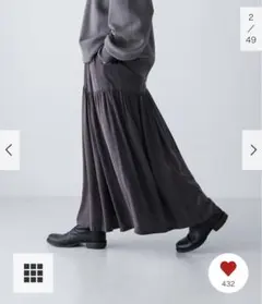 新品タグ付き　かぐれ　キュプラスカート　アーバンリサーチドアーズ 2025年最新】かぐれ ドットスカートの人気アイテム - メルカリ