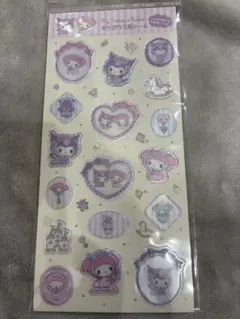 すりガラス風シール　マイメロ　クロミ　赤ちゃん