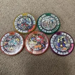 妖怪ウォッチ　妖怪メダル　トレジャー　5枚セット