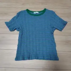 chocol raffine robe ボーダー 半袖 トップス Fのサムネイル